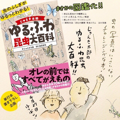 ゆるふわ昆虫図鑑 じゅえき太郎のゆるふわ昆虫大百科