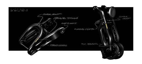 ZEUS バイク 電動 モンスターマシン