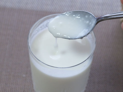 トロッとしているところを見せている