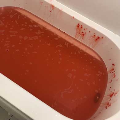 母の日 バラ 入浴剤 恐ろしい 血 ホラー お風呂