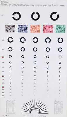 視力検査の「C」みたいなマーク＝ランドルト環