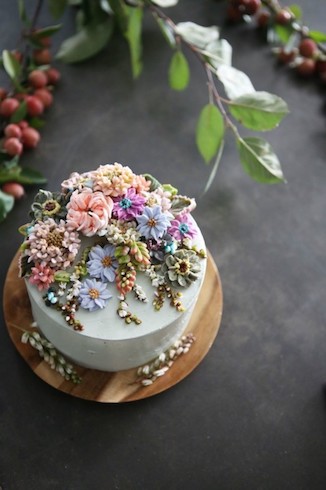 Ateliersoo バタークリームケーキ アートケーキ