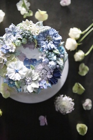 Ateliersoo バタークリームケーキ アートケーキ