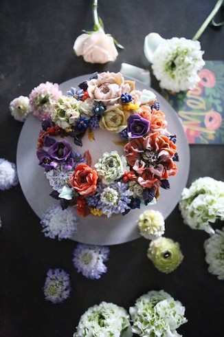 Ateliersoo バタークリームケーキ アートケーキ