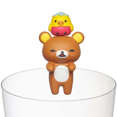 リラックマ PUTITTO フチ フィギュア ストロベリーパーティー