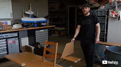 IKEA イス ラジコン 飛行機