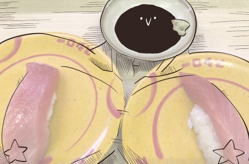 スシロー わさび醤油くん