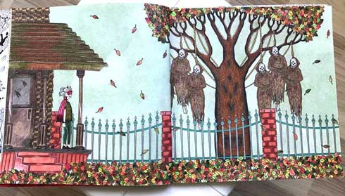 グロテスク 怖い ぬり絵 Beauty of Horror