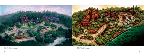 世界のディズニーパーク絵地図