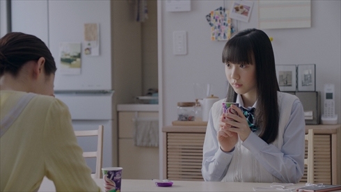 芦田愛菜 パナップ グリコ 一人二役 中学生 マンドリン 制服