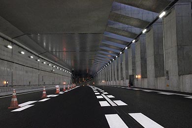 外環外回り 松戸IC付近