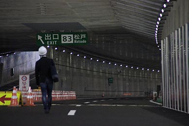 開通したら、もうこんなにのんびりとここを歩ける機会はないでしょう……