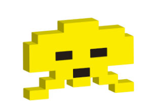 スペースインベーダーガチャマグネット