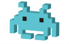 スペースインベーダーガチャマグネット