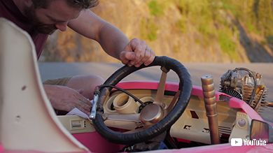 おもちゃ キッズカー 魔改造 マスタング 自動車