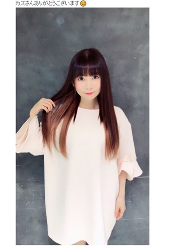 中川翔子 ポケモン イーブイカラー 髪 ハイトーン