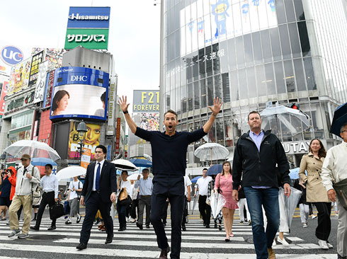 デッドプール2 ライアン・レイノルズ デッドプール 中の人 バスツアー デップー 増上寺 渋谷