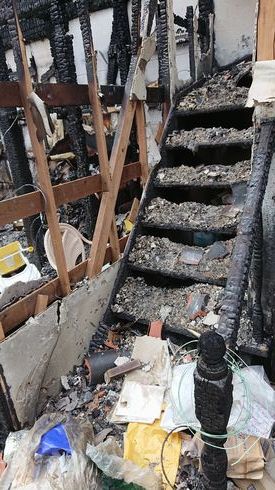 漫画家　津吹賢　実家　全焼　写真　資料　販売