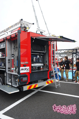 東京国際消防防災展2018 消防車 次世代 旧型 レトロ 消防庁