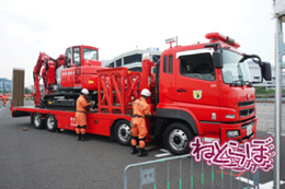 東京国際消防防災展2018 消防車 次世代 旧型 レトロ 消防庁