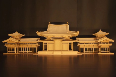 うぷあざ棟梁 ダンボール工作 平等院鳳凰堂