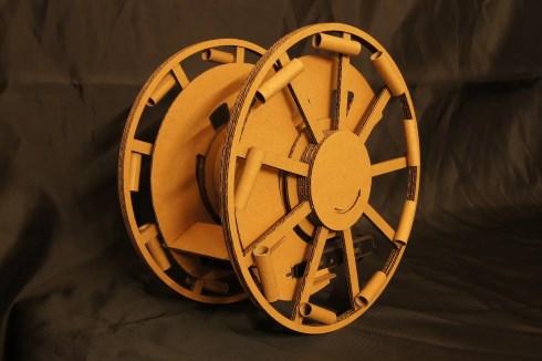 うぷあざ棟梁 ダンボール工作 パンジャンドラム