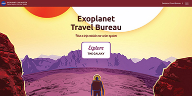 NASA VR 太陽系外惑星 惑星旅行局