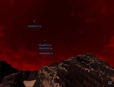 NASA VR 太陽系外惑星 惑星旅行局