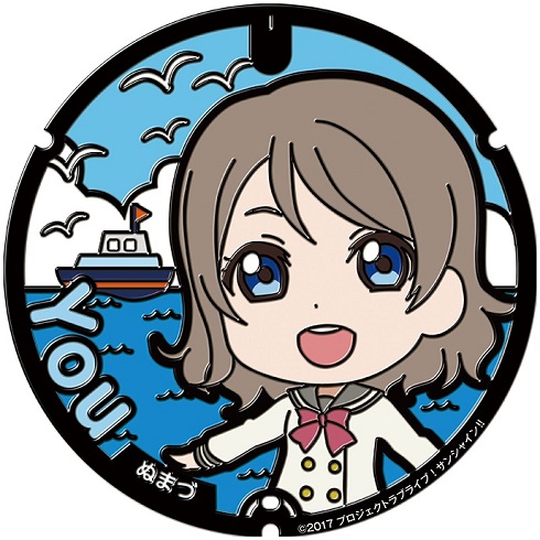 ラブライブ　マンホール　沼津