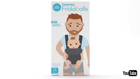 子ども 攻撃 股間を守る 金的 パンツ お父さん FridaBalls