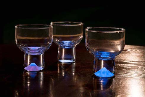 ヴィレッジヴァンガード 月光グラス 冷酒グラス