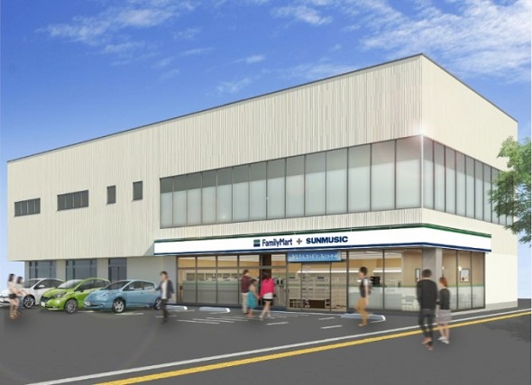 ファミマ　一体型店舗