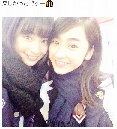 福原遥 平祐奈 広瀬すず 共演 同世代 同い年 1998年