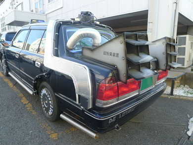 超脱臭装置つきタクシー