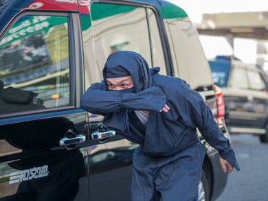 自動でドアが開く術