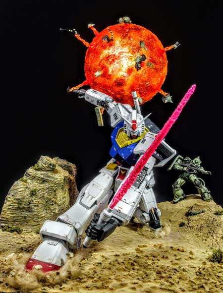 ガンプラ 超 遠近法 オーバーパース パース