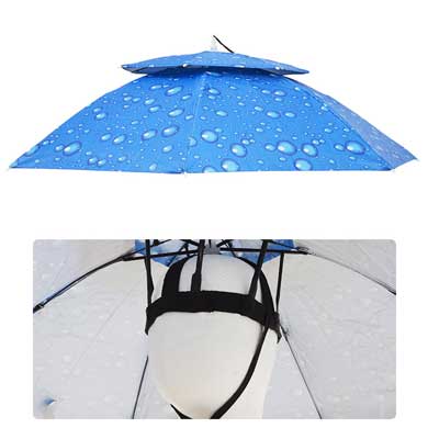 頭にかぶる 傘 アタマンブレラ サンコー