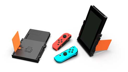 Nintendo Switch ニンテンドースイッチ 縦持ち クラウドファンディング Flip Grip