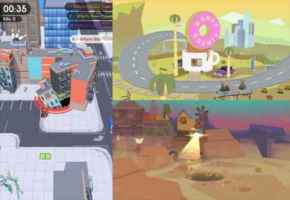 Hole.io Donut County