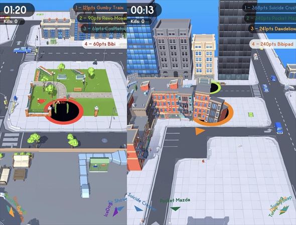 Hole.io Donut County