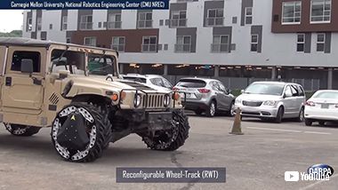 DARPA キャラピラ 無限軌道 タイヤ 可変 変形