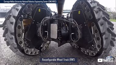 DARPA キャラピラ 無限軌道 タイヤ 可変 変形