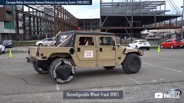 DARPA キャラピラ 無限軌道 タイヤ 可変 変形