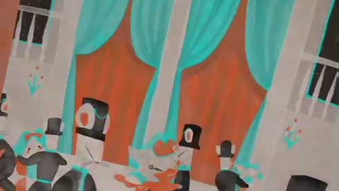 午前3時の仮面舞踏会 卒業制作 アニメーション 怖くない悪夢