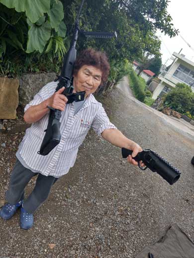 宮崎県 日向市 サバイバルゲームフィールド 喜三郎 オーナー サチエさん Twitter ばあちゃん