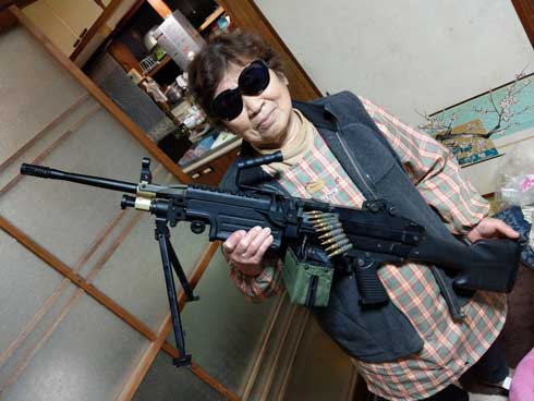 宮崎県 日向市 サバイバルゲームフィールド 喜三郎 オーナー サチエさん Twitter ばあちゃん