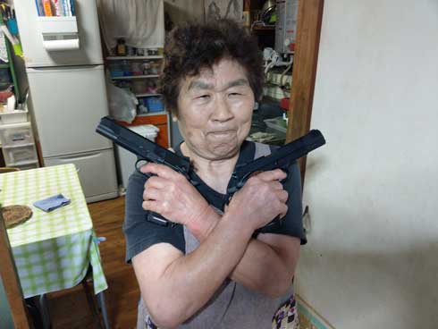 宮崎県 日向市 サバイバルゲームフィールド 喜三郎 オーナー サチエさん Twitter ばあちゃん