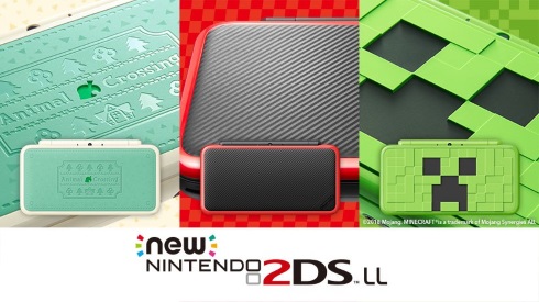 Newニンテンドー2DS LL 特別デザイン マインクラフト どうぶつの森 マリオカート