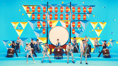 白石麻衣 さらし 法被 和太鼓 氷結 東京スカパラダイスオーケストラ