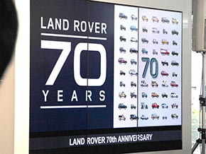 銀座「JAGUAR LAND ROVER STUDIO」や特設サイトで、ランドローバー70周年記念企画も実施